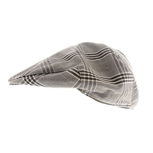 Dolce & Gabbana  Light Grey Plaid Flat Cap - Picture 2 of 4